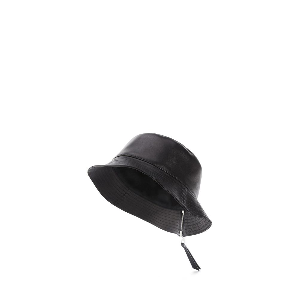 Loewe Black Calfskin Bucket Hat