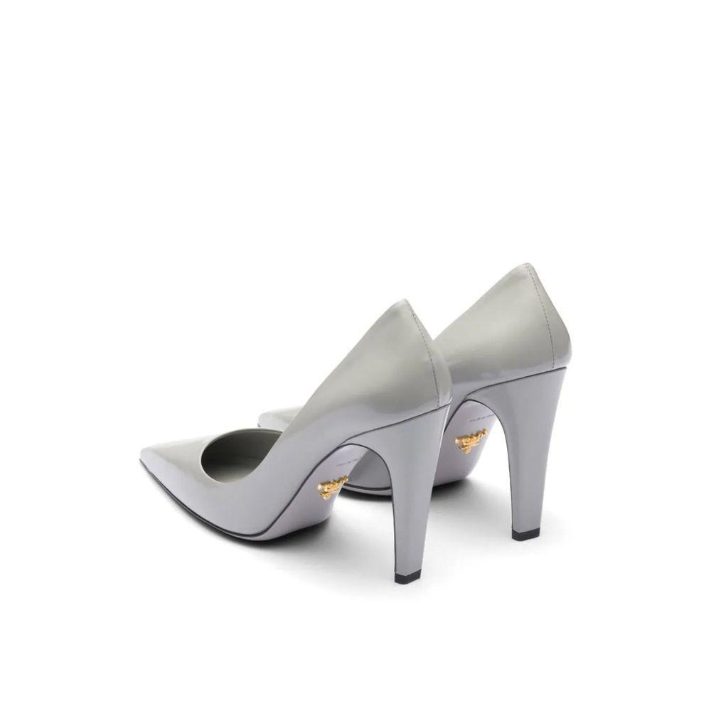 Prada Brushed Leather Pumps PR-8735542673620-EU36.5/US6.5