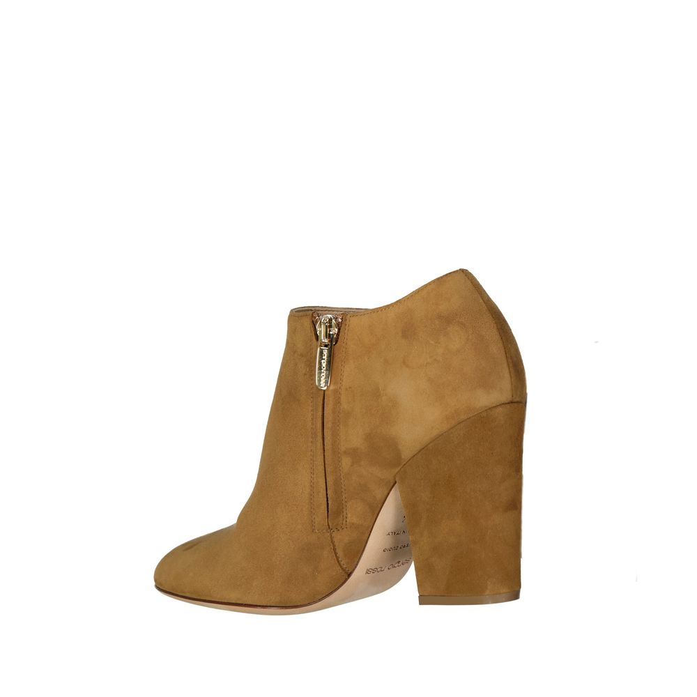 Sergio Rossi Brown Calfskin Ankle Boots