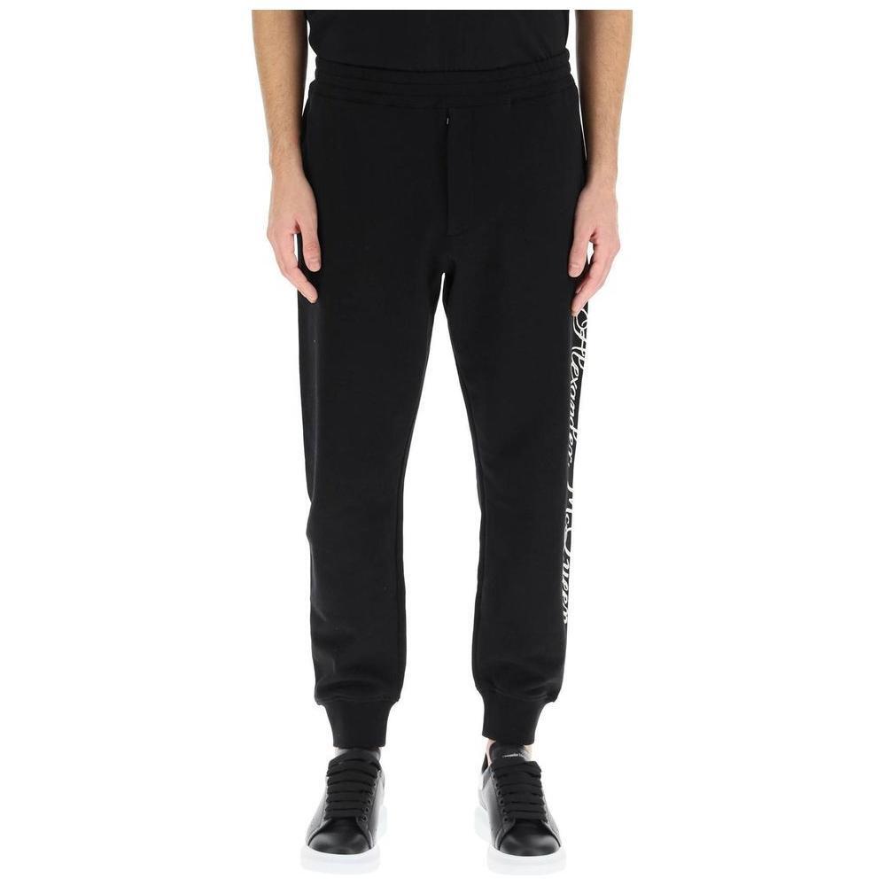 Alexander McQueen Logo Cotton Pants AL-8736222609620-S