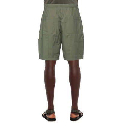 Ambush Green Cotton Bermuda Shorts