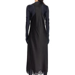 Balenciaga Satin Strappy Midi Dress