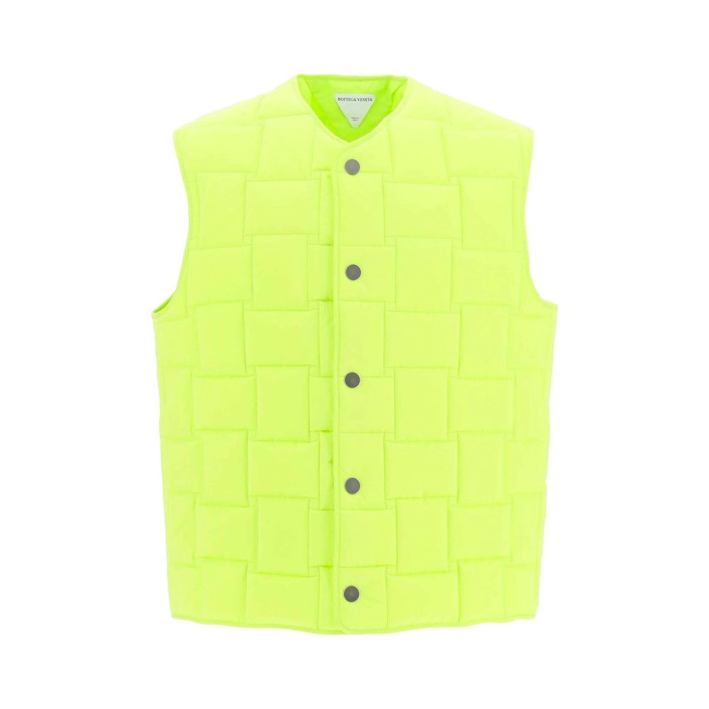 Bottega Veneta Green Polyamide Sleveless Jacket