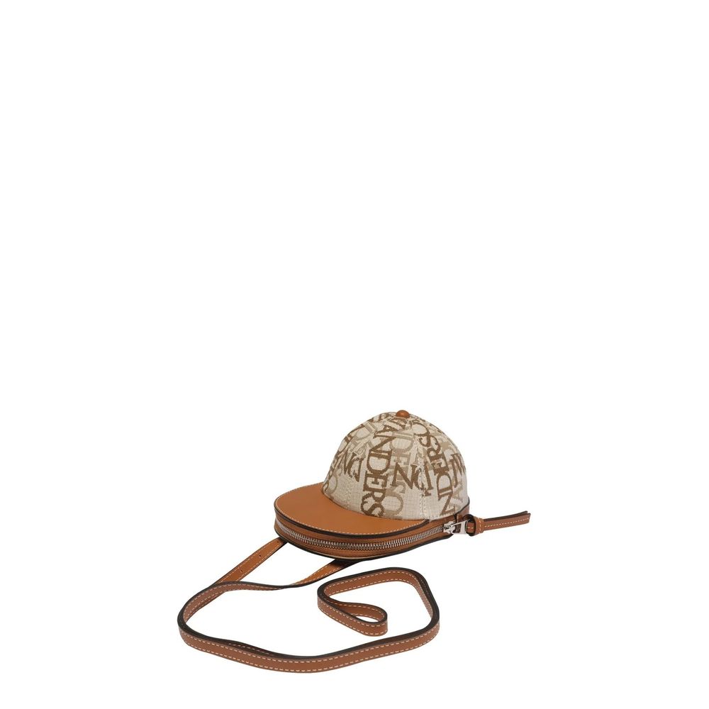 Front view with bag zipped and handles upright.