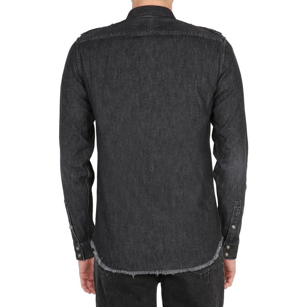 Balmain Cotton Denim Shirt BA-8736267272404-41