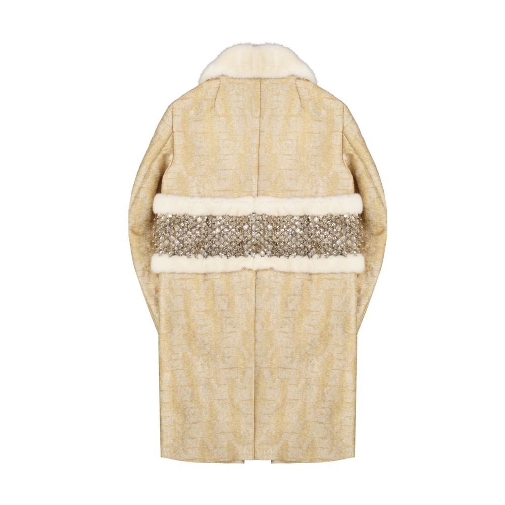 Dsquared² Beige Polyamide Coat