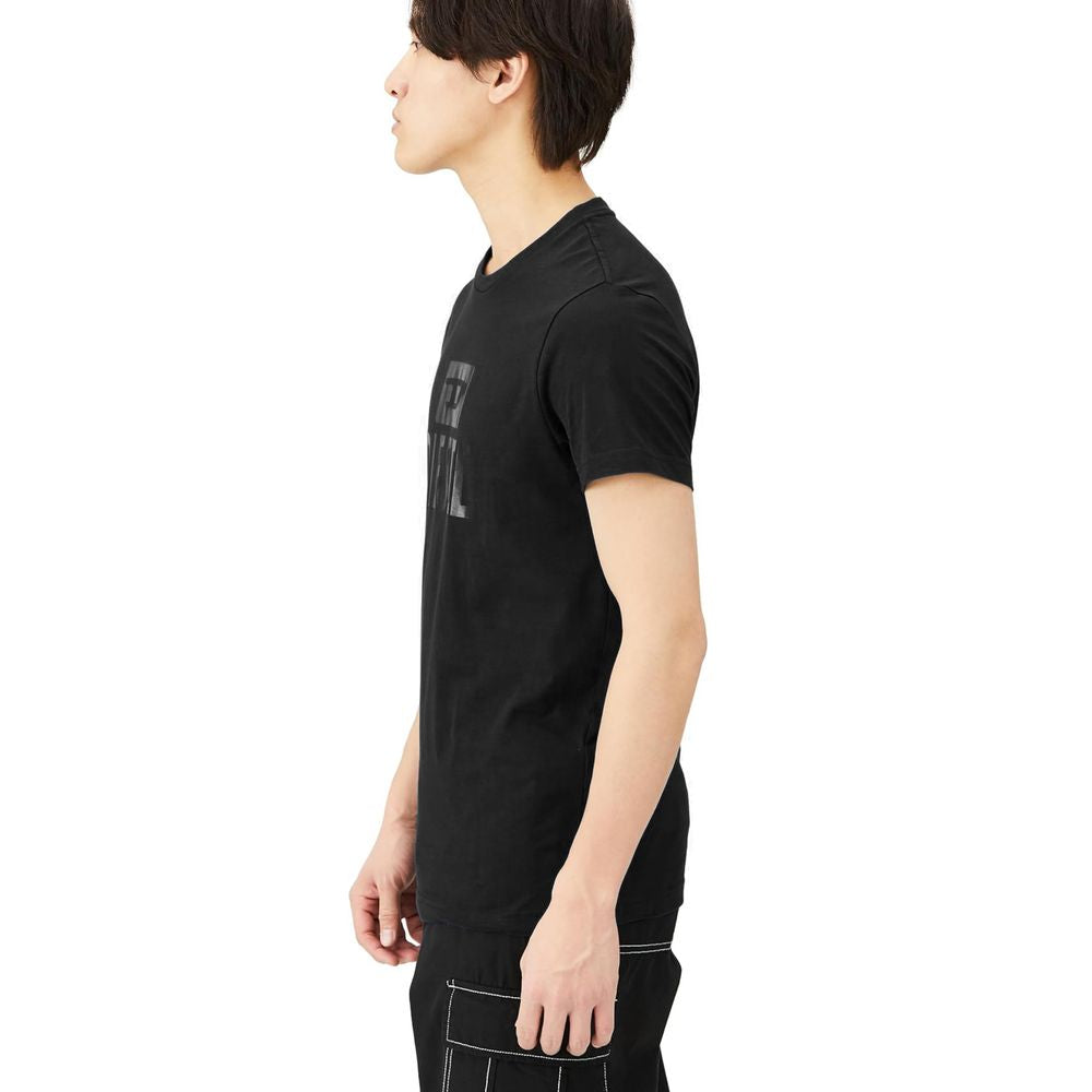 Diesel Black Cotton T-Shirt