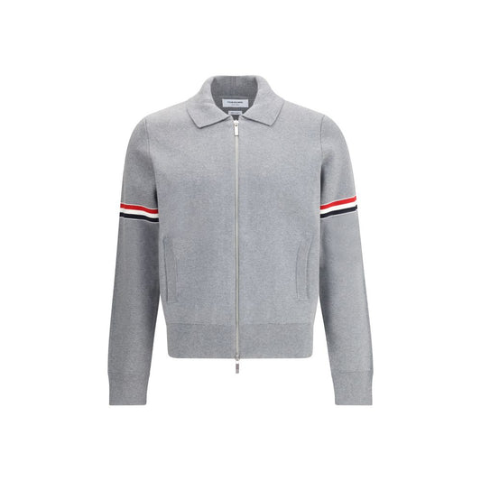 Thom Browne Gray Nylon Sweatshirt