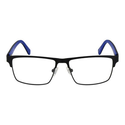 Alt Tag: Guess Black Metal Glasses (Frames) with full-rim browline style, black metal frame for men, includes branded case.