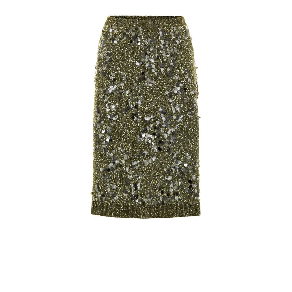Gucci Green Viscose Mini Skirt