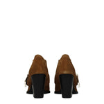 Versace Jeans Brown Leather Ankle Boots