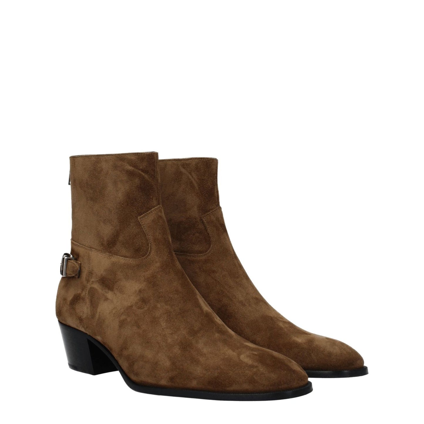 Celine Brown Leather Ankle Boots 1728,75667636384,Ankle - Boots - Shoes,Boots - Shoes,Brown,Celine,EU41.5/US8.5,EU42/US9,Men,New with tags,Shoes