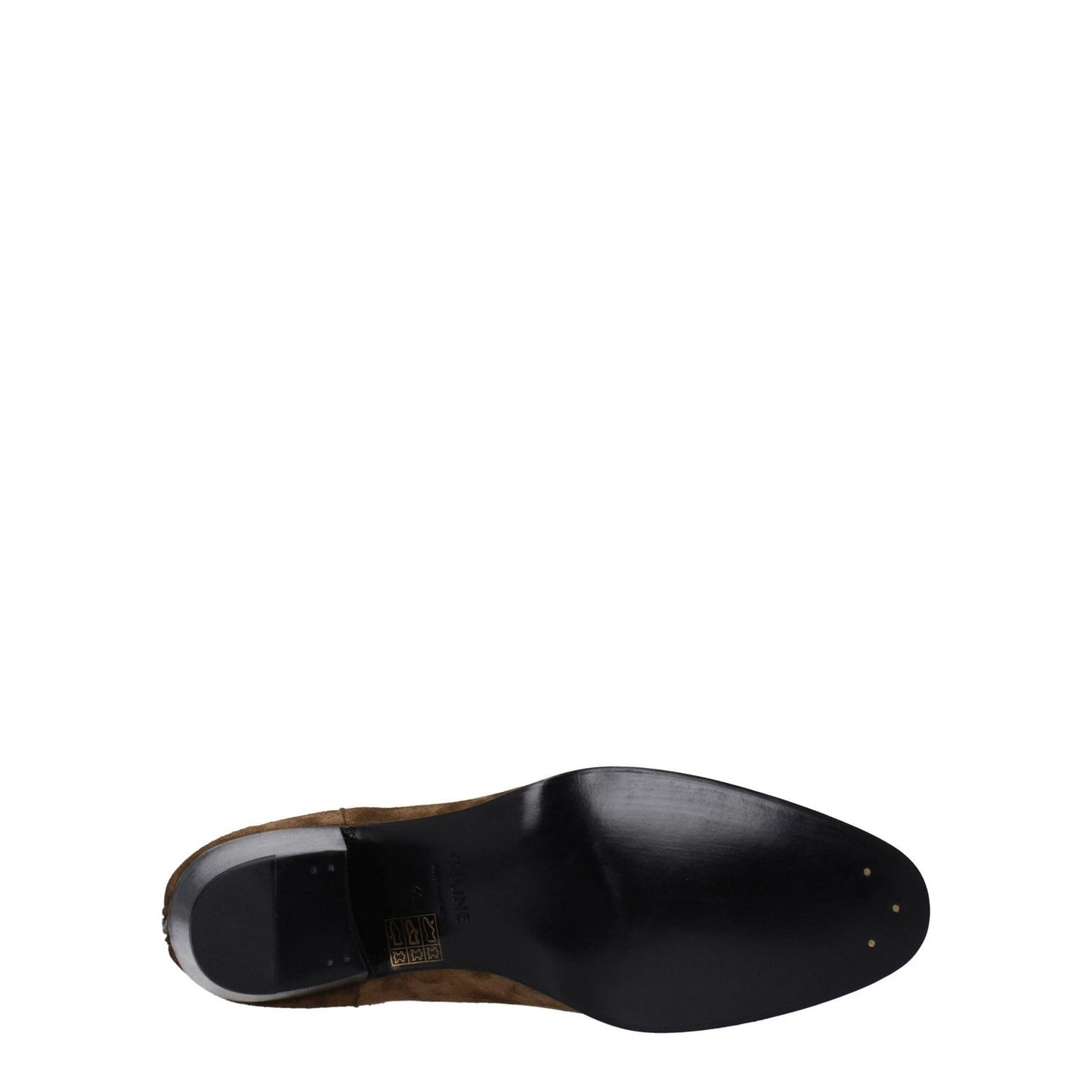 Celine Brown Leather Ankle Boots 1728,75667636384,Ankle - Boots - Shoes,Boots - Shoes,Brown,Celine,EU41.5/US8.5,EU42/US9,Men,New with tags,Shoes