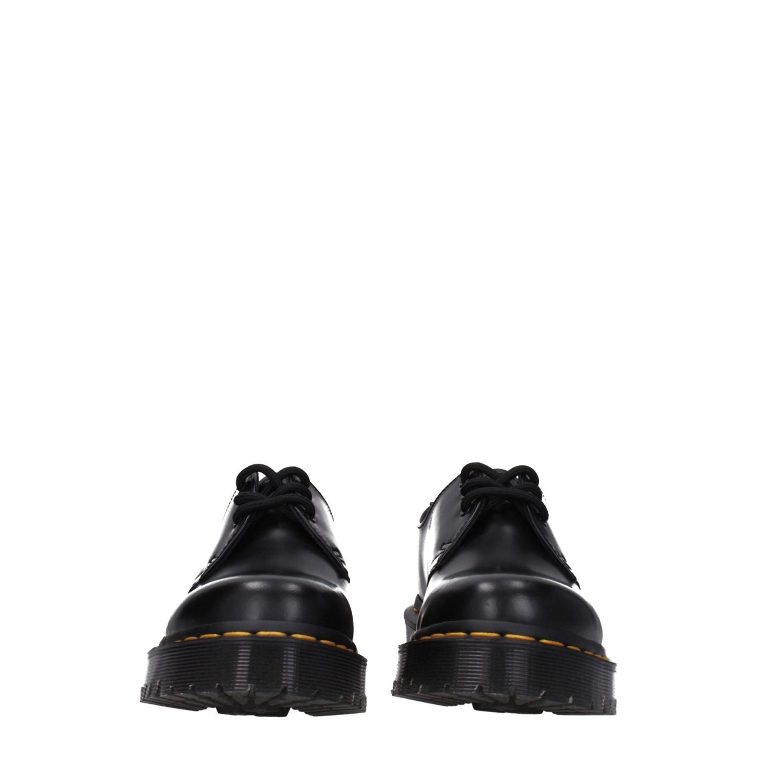 Dr. Martens Black Leather Oxfords And Derbies