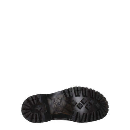 Sole of Dr. Martens Black Leather Oxfords And Derbies with rubber material and sturdy traction pattern.