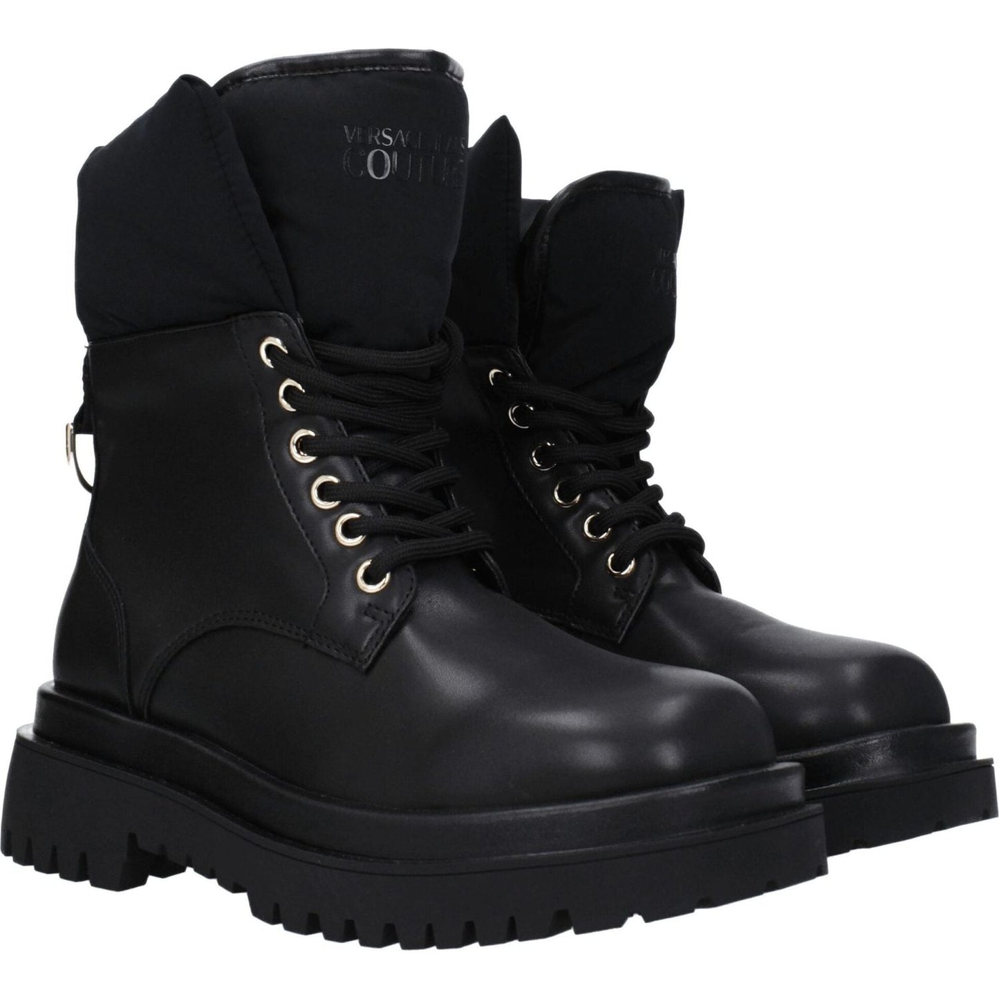 Versace Jeans Black Polyethylene Ankle Boots VE-8547457302793-EU36/US6