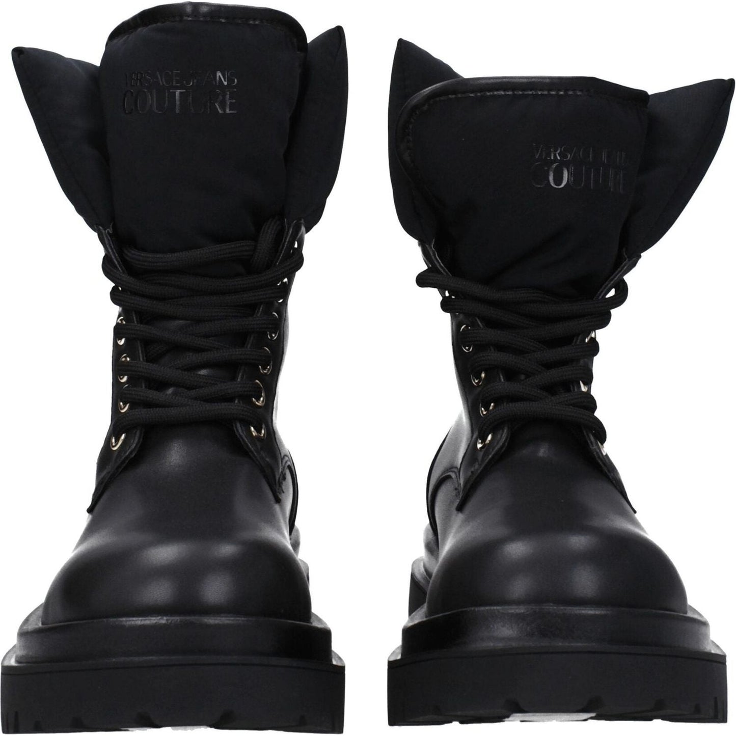 Versace Jeans Black Polyethylene Ankle Boots VE-8547457302793-EU36/US6