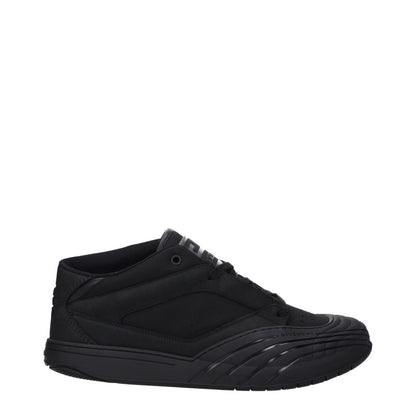 Givenchy Black Fabric Low Top Sneakers with logos, lace-up closure, round toe, and rubber sole. Style: Casual, MPN: BH009KH1QA001.