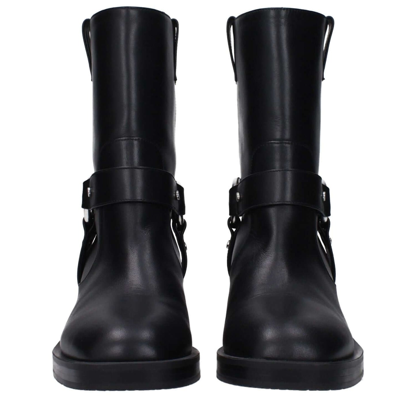 Stuart Weitzman Black Leather Ankle Boots