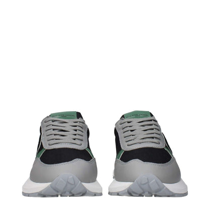 Philippe Model Black Fabric Athletic Sneakers with front logo, back logo, and side detail in black fabric, MPN ATLUZ0TESSUTOPELLETB216.