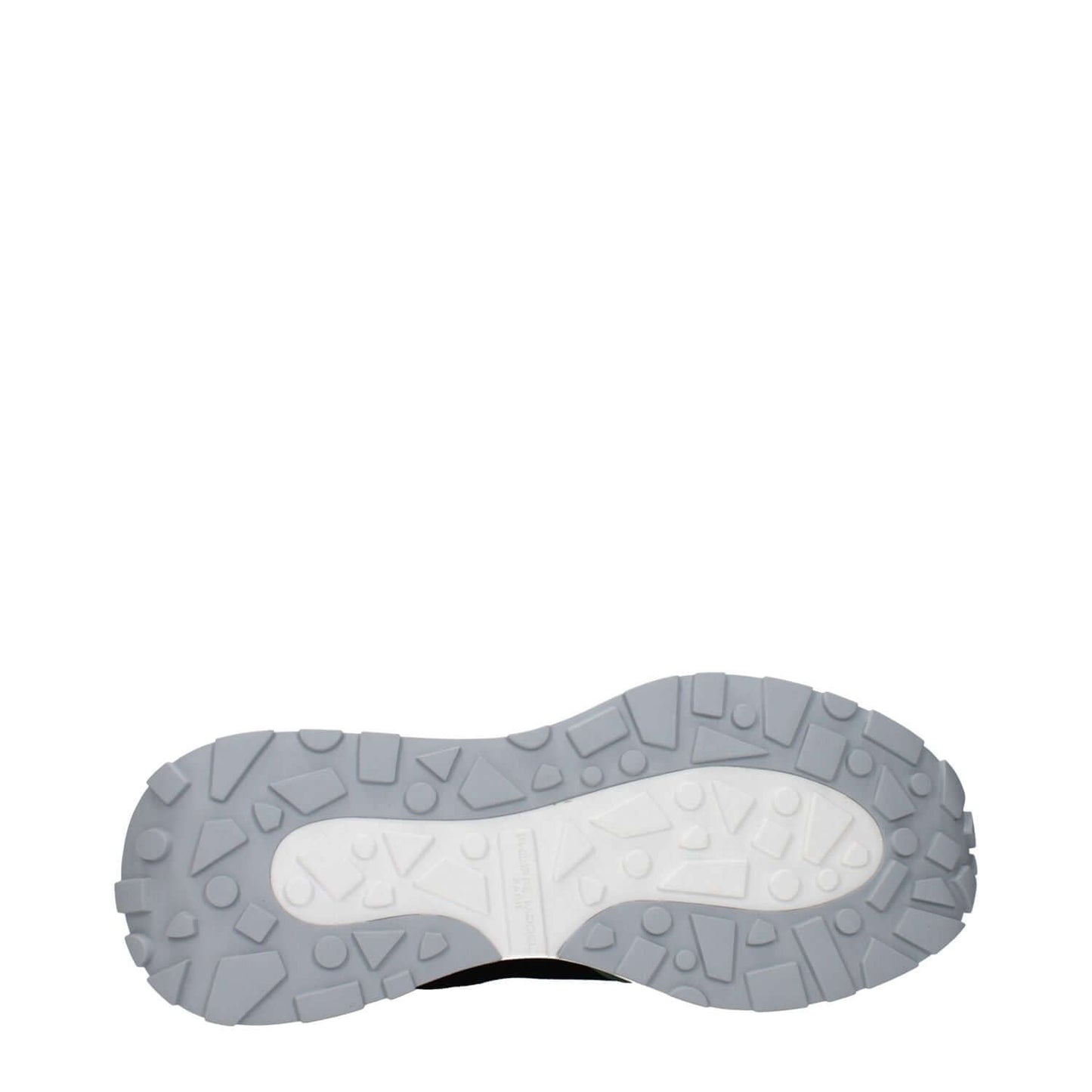 Philippe Model Black Fabric Athletic Sneakers with detailed outsole view showcasing unique grip pattern and design.