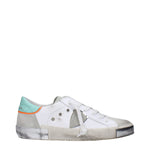 Philippe Model White Leather Low Tops PH-15090372903177-EU40/US10