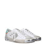 Philippe Model White Leather Low Tops PH-15090372903177-EU40/US10