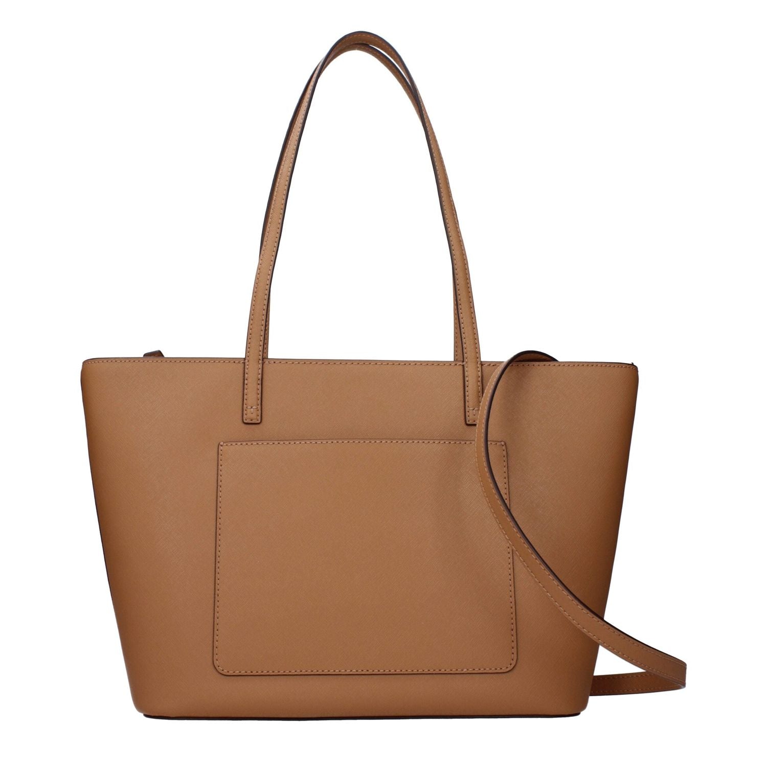 Front view with bag zipped and handles upright.