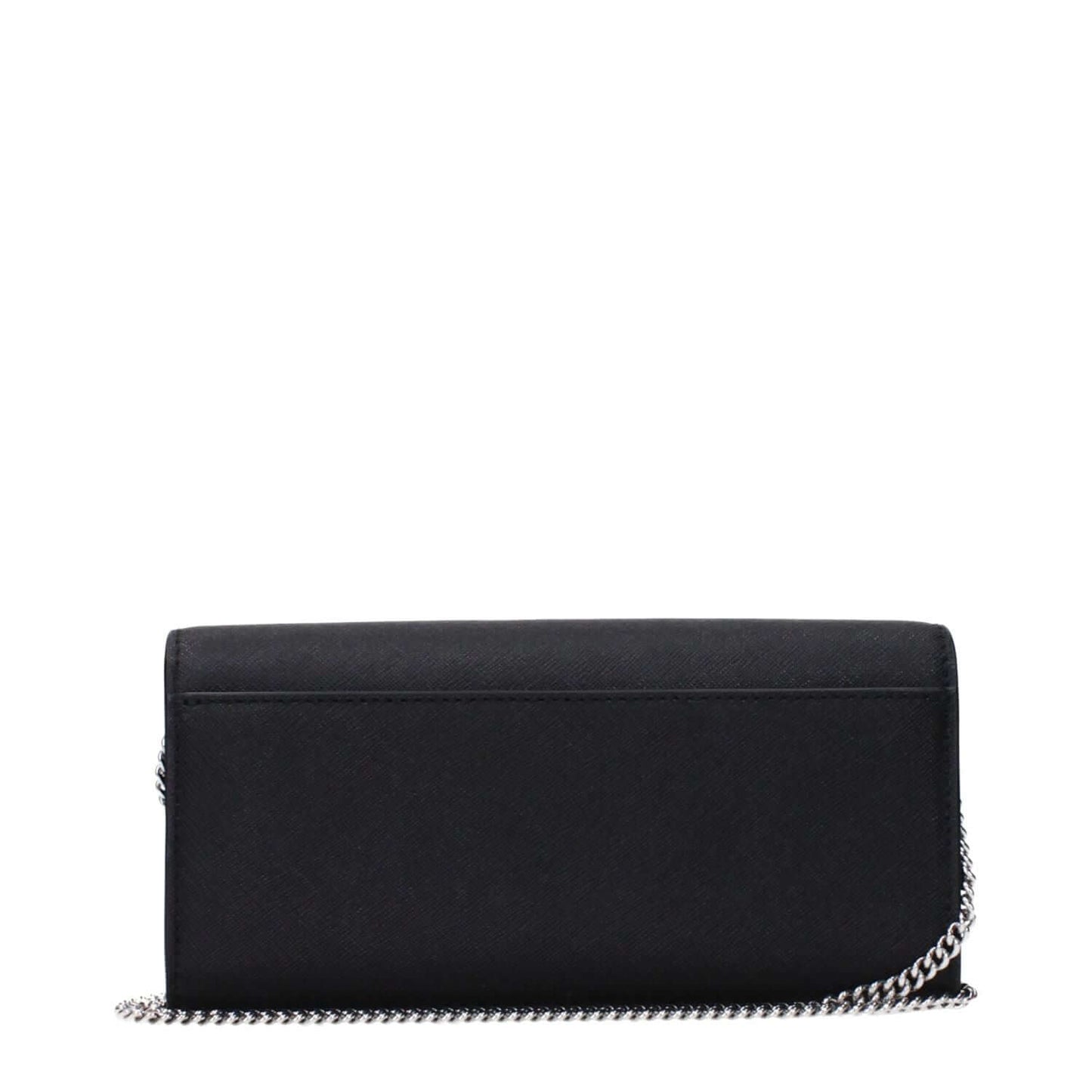 Tory Burch Black Leather Clutch Bag