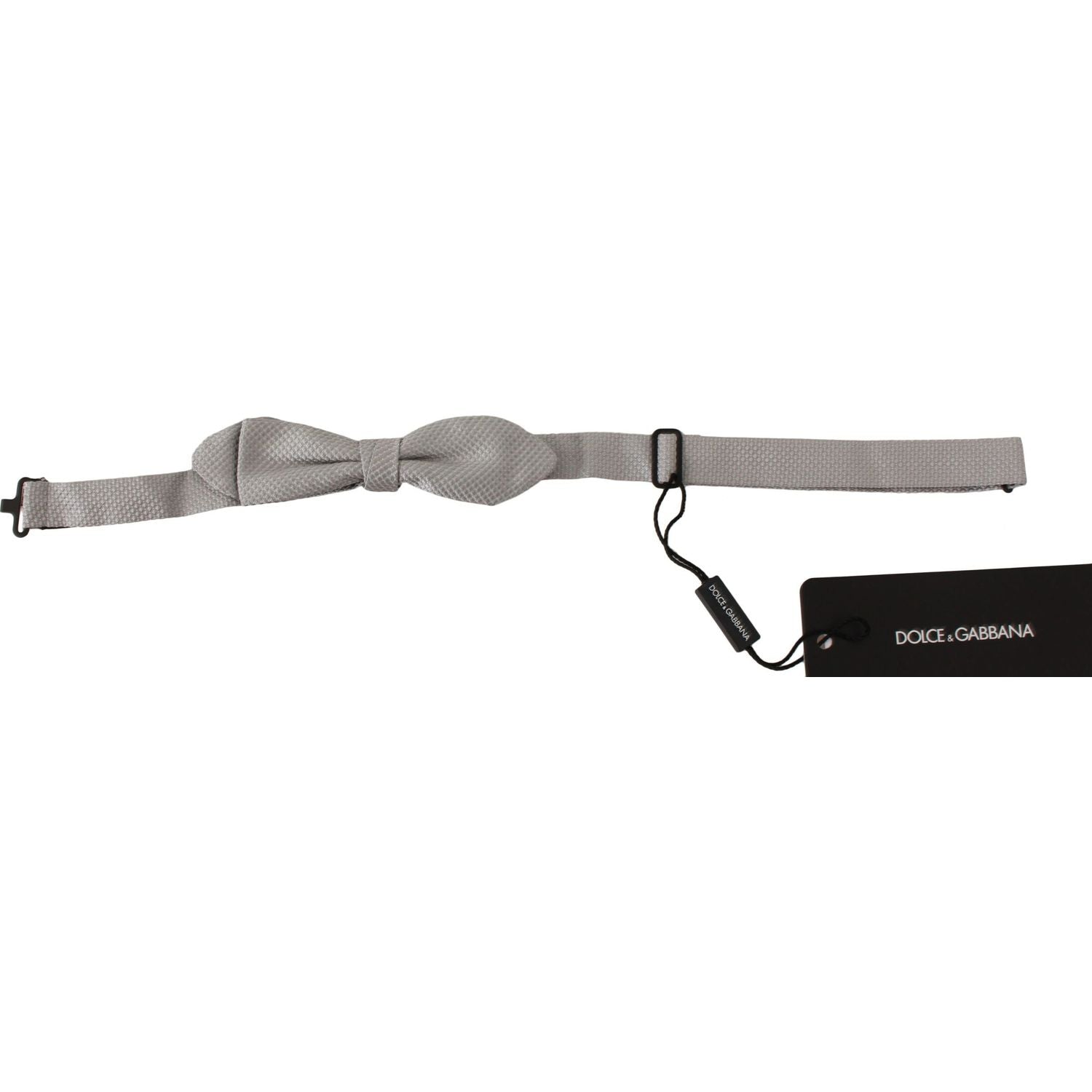 优雅丝绸灰色领结