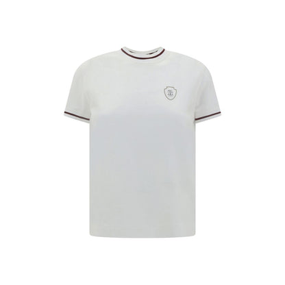Brunello Cucinelli White Cotton T-Shirt