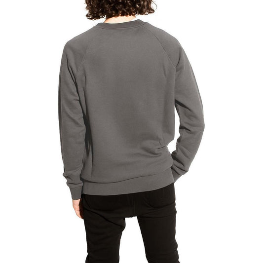 Balmain Gray Cotton Sweater BA-15806-M