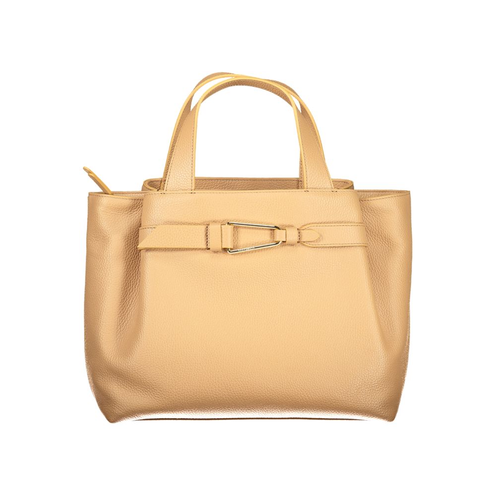Front view with bag zipped and handles upright.