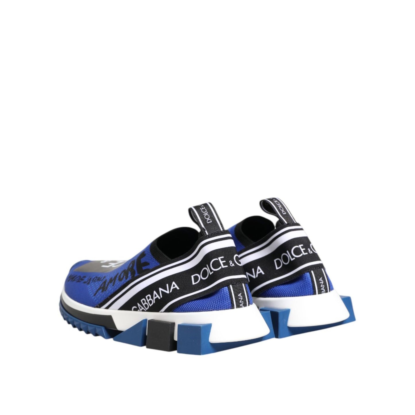 Dolce & Gabbana Blue Logo Low Top Sorrento Sneakers Shoes
