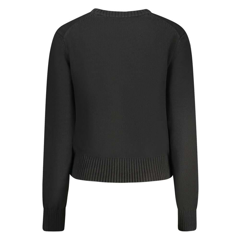 Guess Jeans Black Cotton Sweater