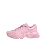 Dolce & Gabbana Pink Leather Daymaster Low Top Sneakers Shoes