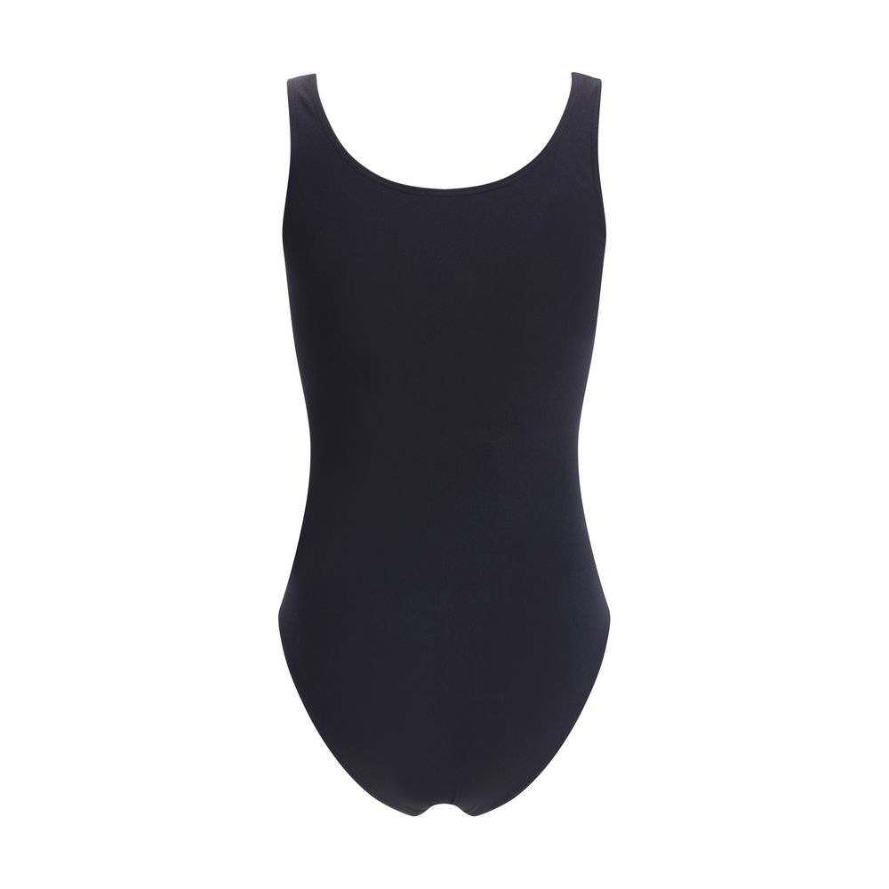 Wolford Black Polyamide Top elegant sleeveless bodysuit with round neckline made of sustainable Velvet circular knit fabric