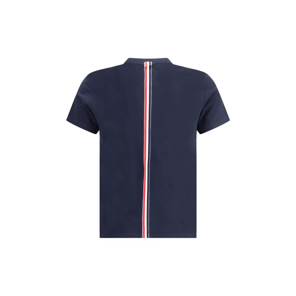 Thom Browne Blue Cotton T-Shirt