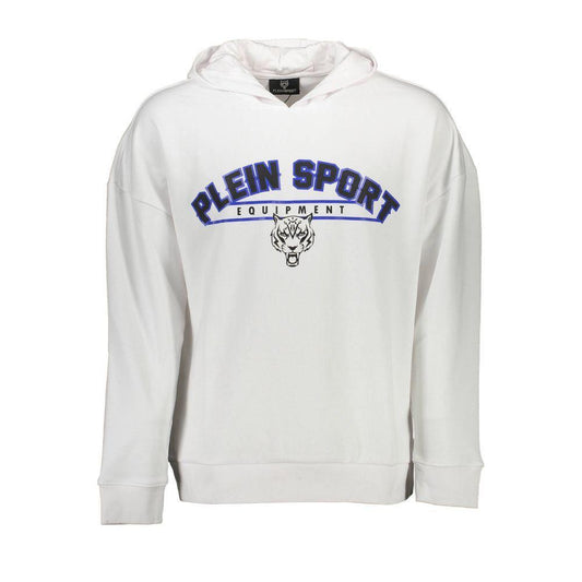 Plein Sport White Cotton Sweater