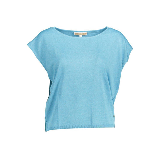 Kocca Blue Polyester Women T-Shirt