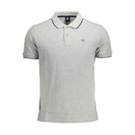 North Sails Gray Cotton Polo Shirt NO-12534-XL