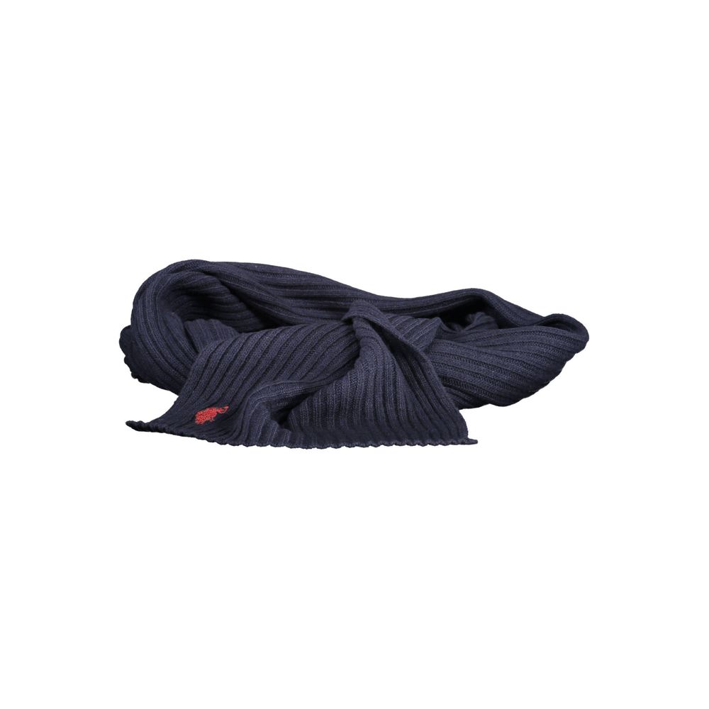 U.S. POLO ASSN. Blue Wool Scarf