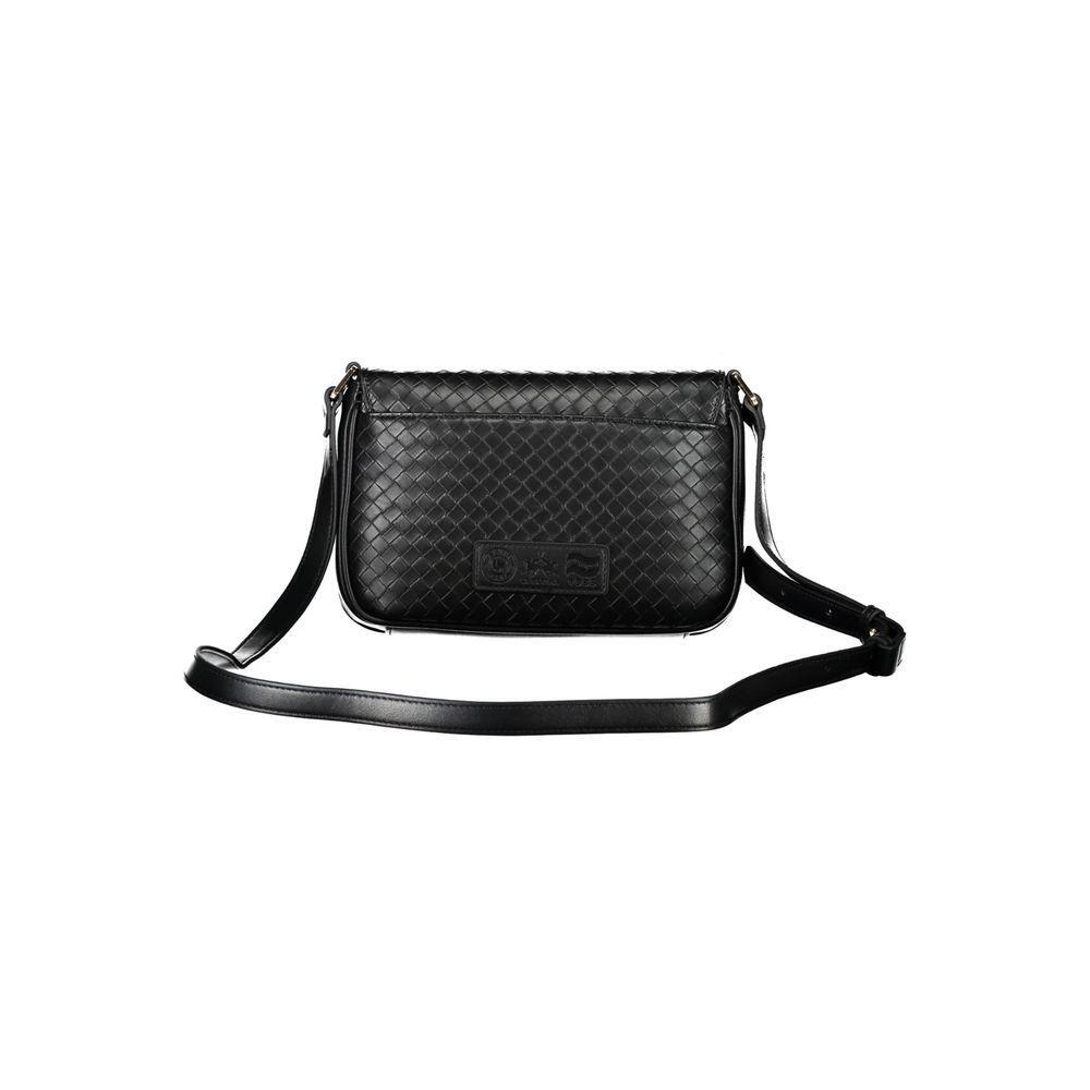 La Martina Black Polyethylene Handbag LA-20557