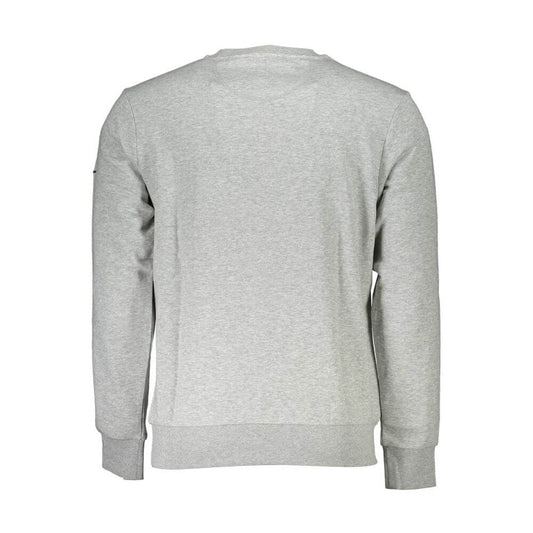 La Martina Gray Cotton Sweater