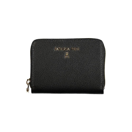 Patrizia Pepe Black Leather Wallet