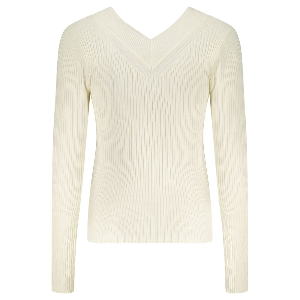 Guess Jeans White Viscose Sweater