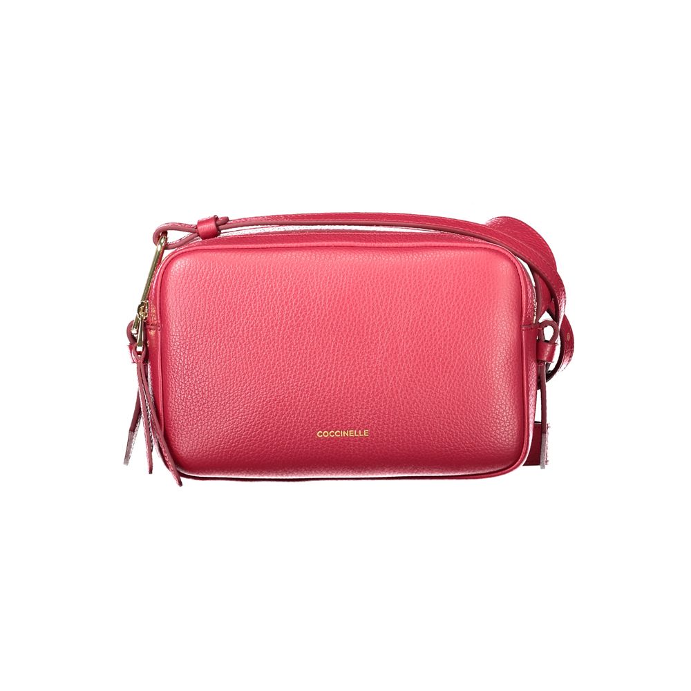 Front view with bag zipped and handles upright.