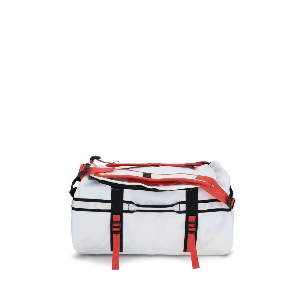 Front view with bag zipped and handles upright.