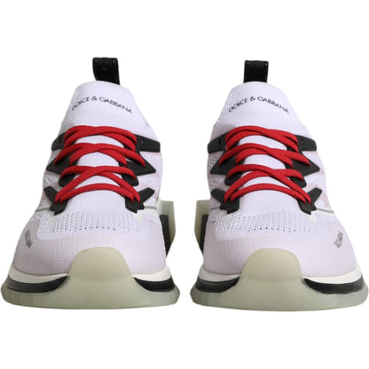 Dolce & Gabbana White SORRENTO Sport Stretch Sneakers Shoes