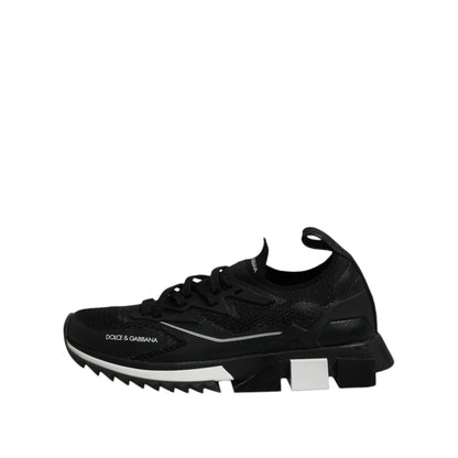 Dolce & Gabbana Black SORRENTO Lace Up Men Sneakers Shoes